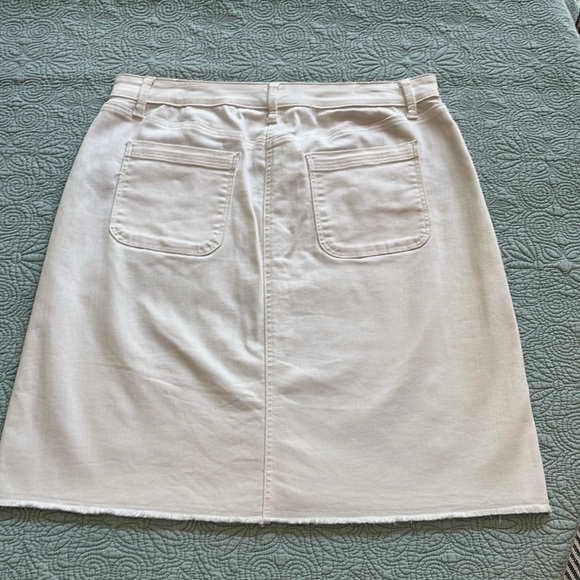 Talbots White Denim Skirt - Picture 4 of 11